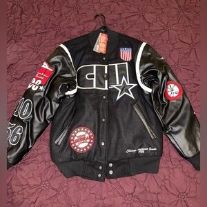 Headgear Classics Black and White Varsity Style Jacket